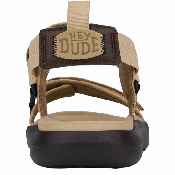 Heydude Tan Sandals with Adjustable Straps Men Size 11 Hey Dude Mens Carson Sandal Sport Mode Tan Brown 13 | eBay main image 4